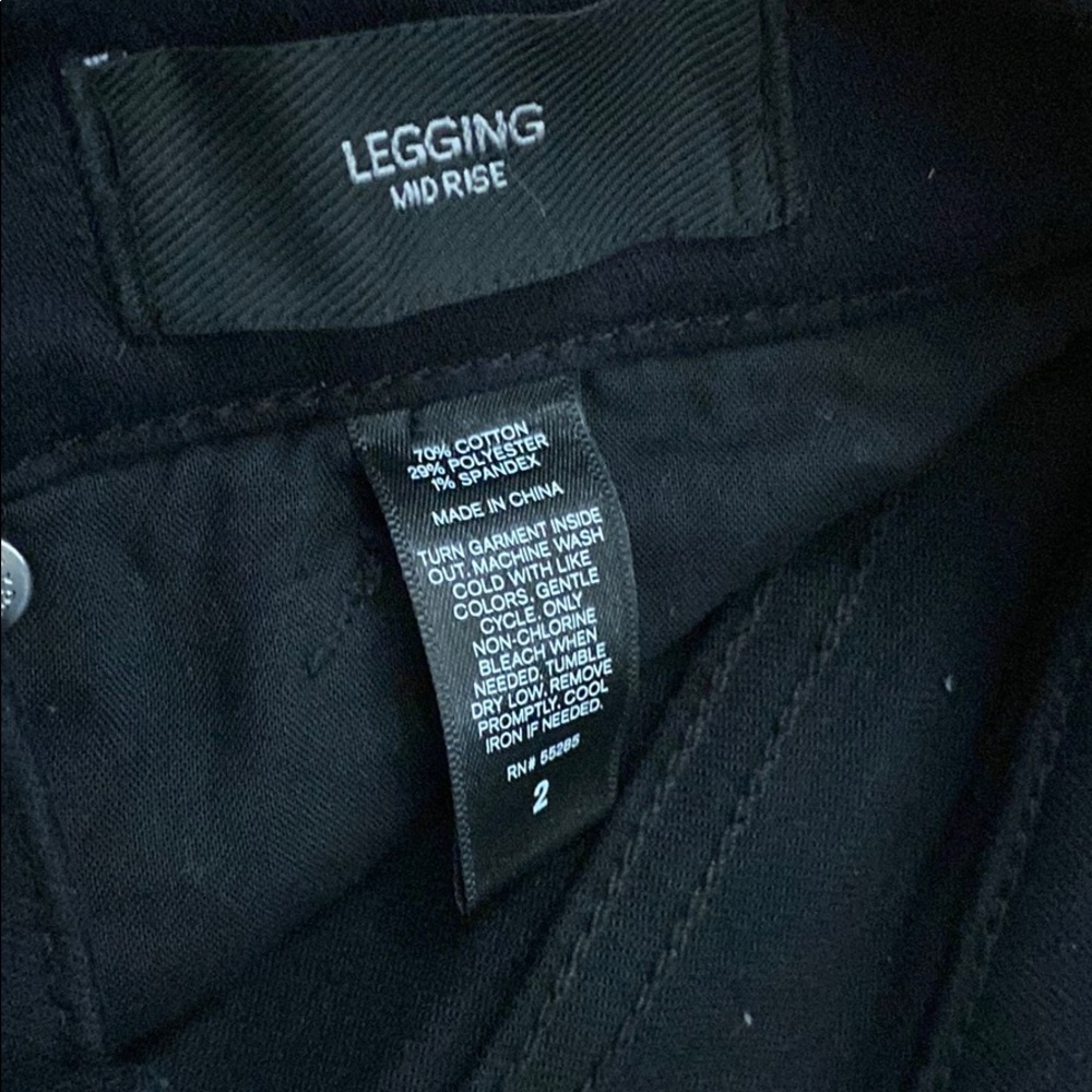 Express Ripped Legging Mid Rise Jeans - Picture 2 of 2